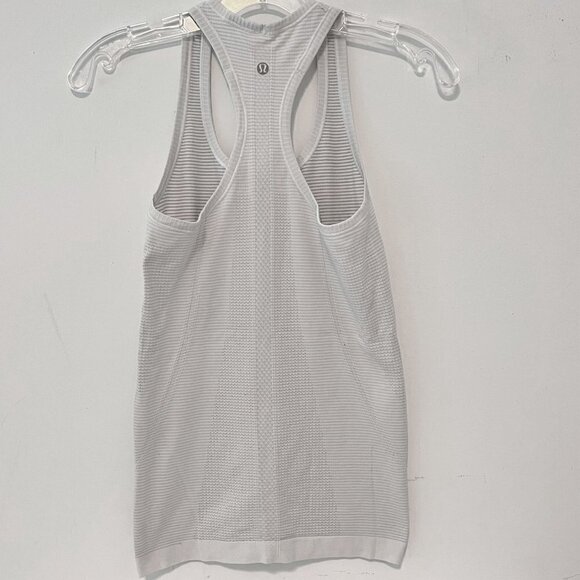Lululemon Run Swiftly Racerback Tank White 6 NWOT - Picture 8 of 11